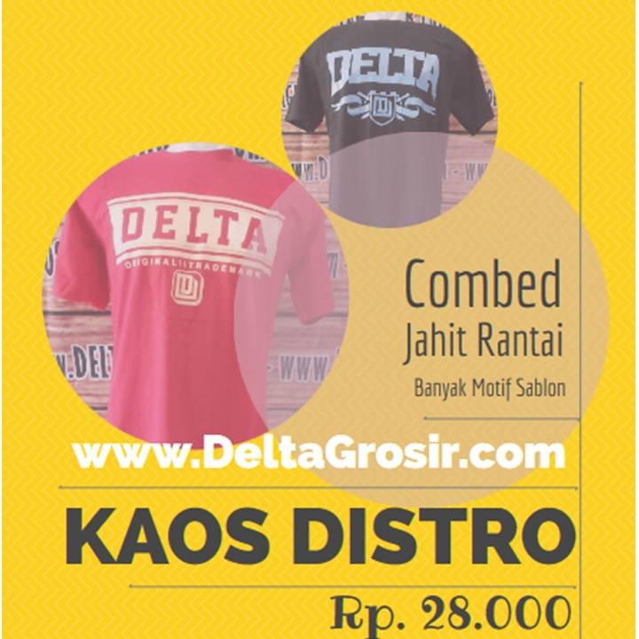 Grosir Kaos Distro Murah surabaya