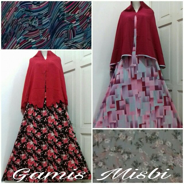 Sentra kulakan Gamis Misby Dewasa Termurah Surabaya