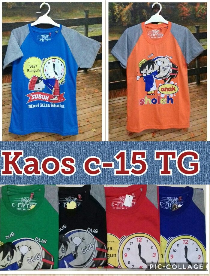 Distributor Kaos c-15 TG Murah Surabaya 16ribuan
